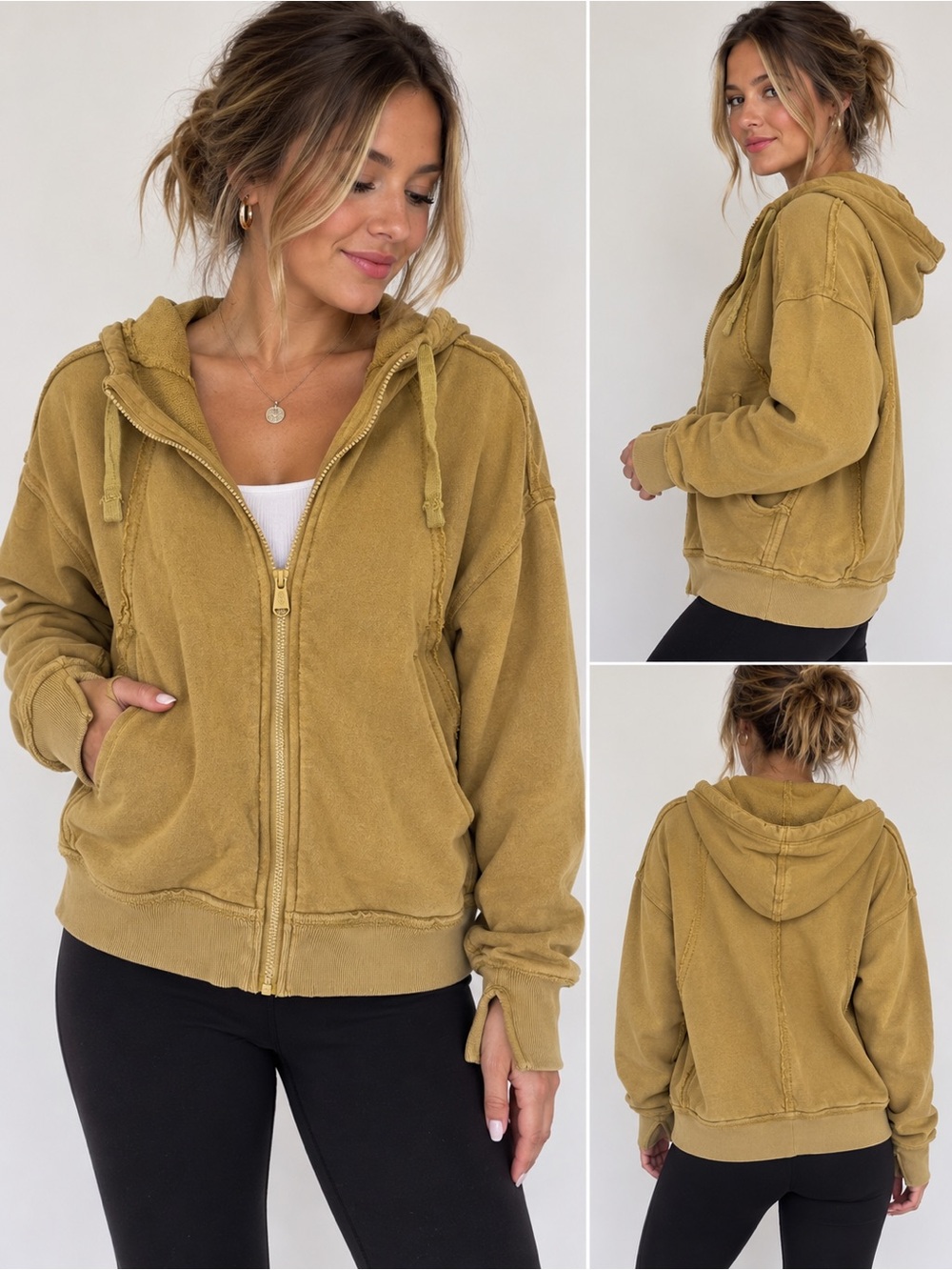 396. Free People FP Movement Only One Hoodie